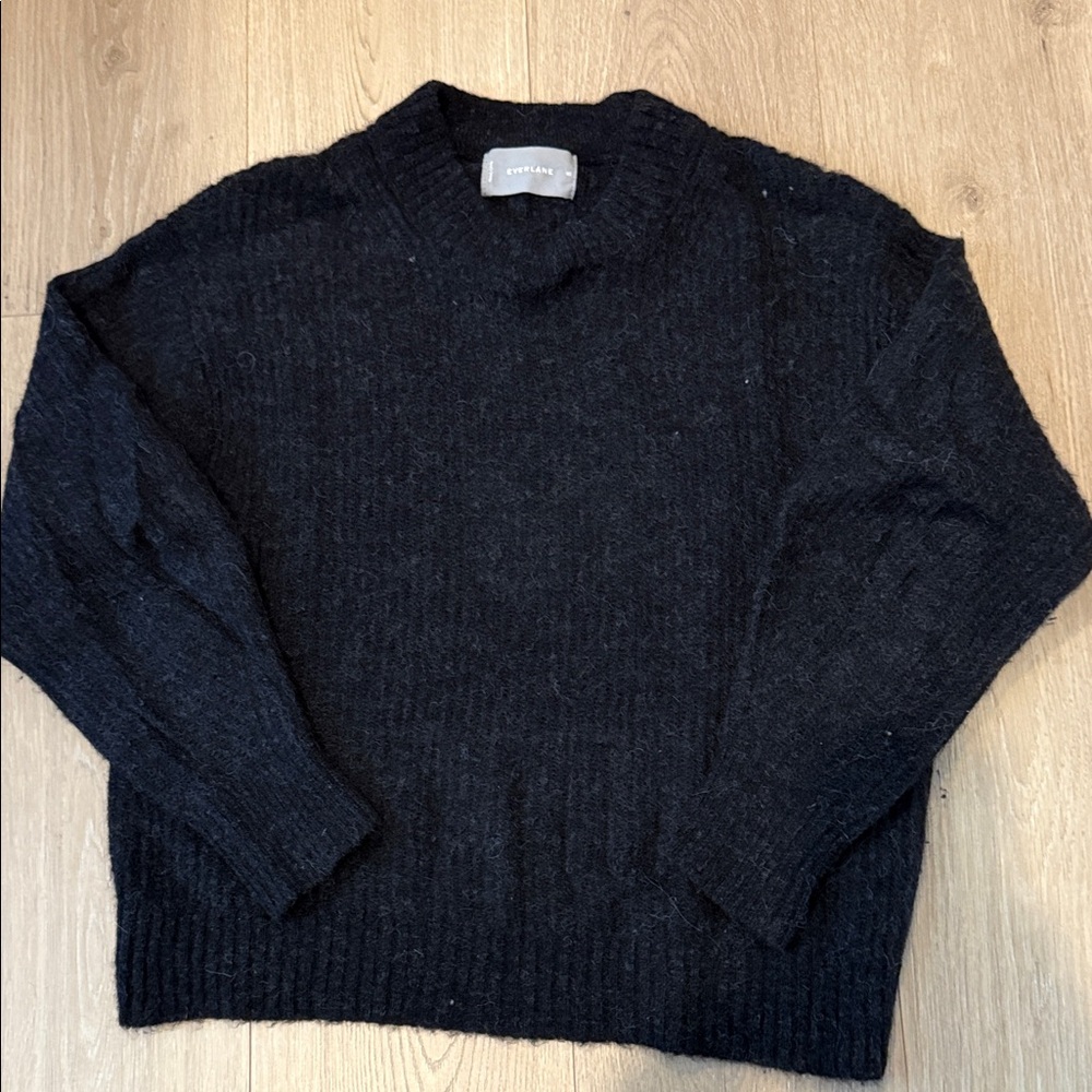 Everlane Womens Alpaca Crewneck Sweater